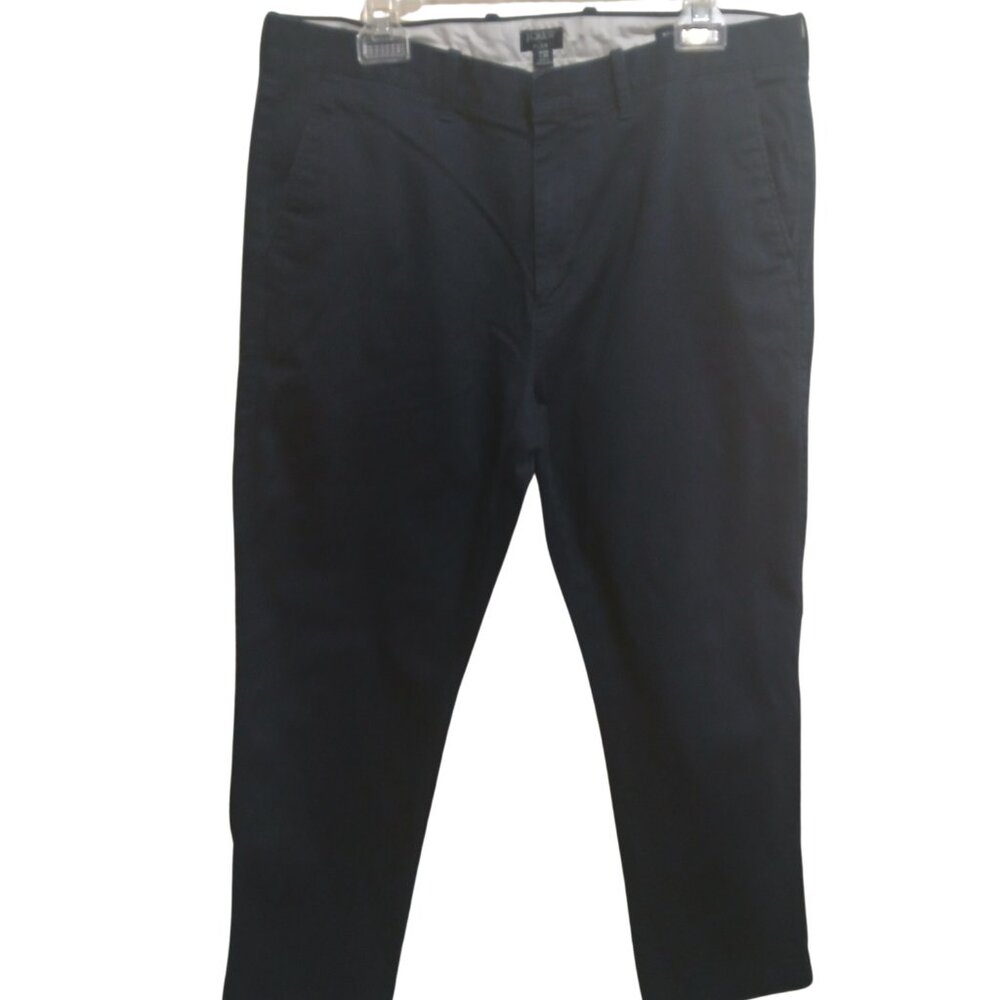 J CREW Men's Blue Dress Pants - Stylish and Comfortable Size 36x30 Straight Fit